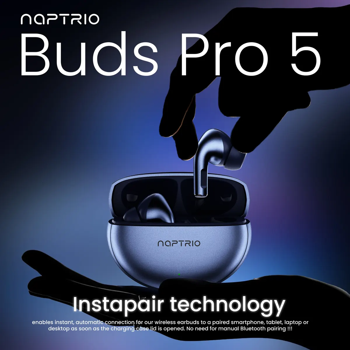 Buds Pro5 Metallic Blue feature