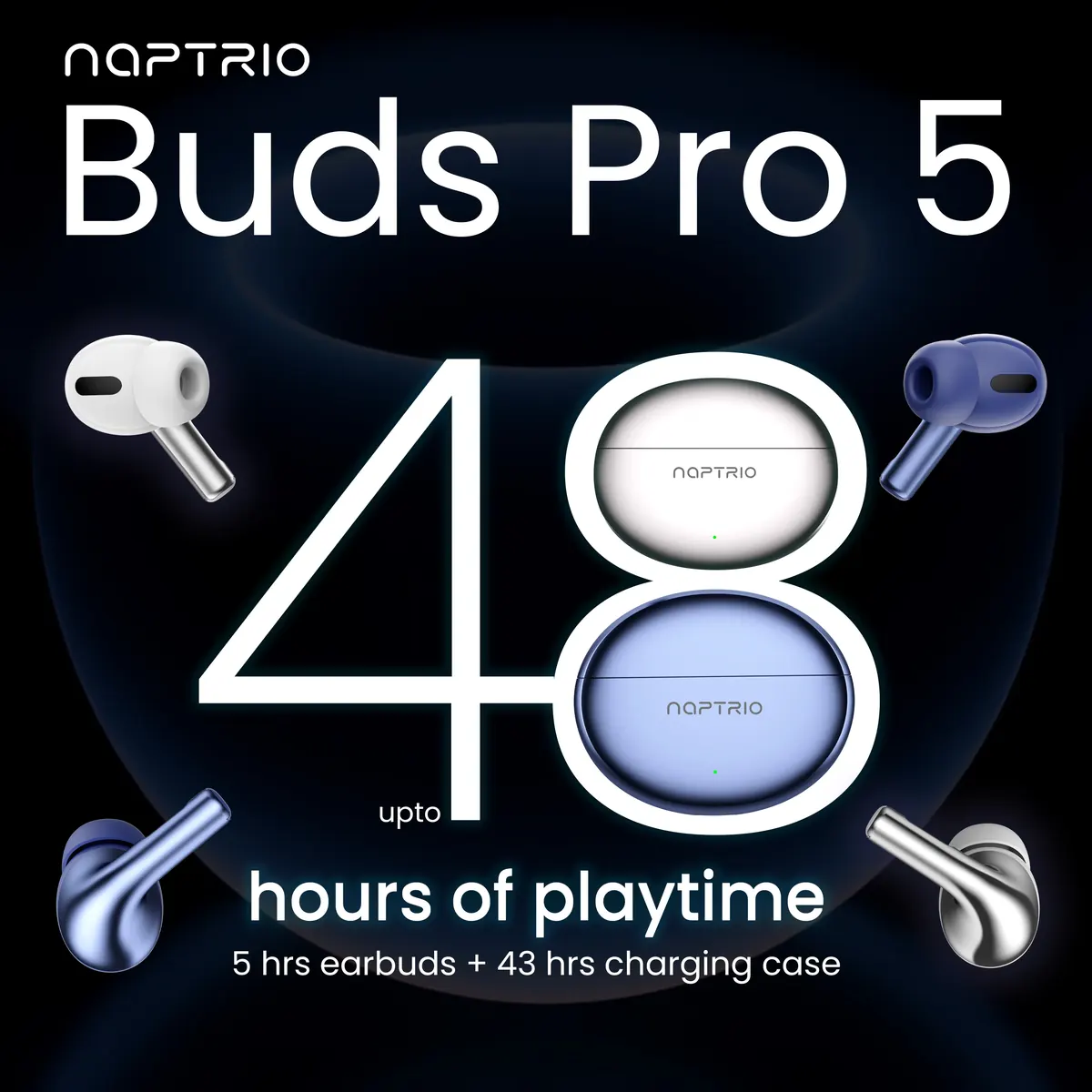 Buds Pro5 Metallic Blue feature