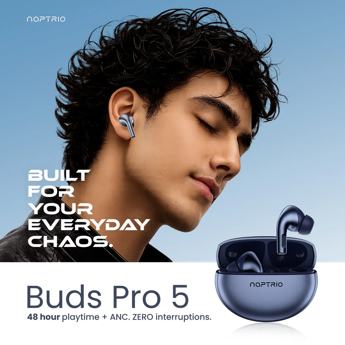Buds Pro5 Metallic Blue poster
