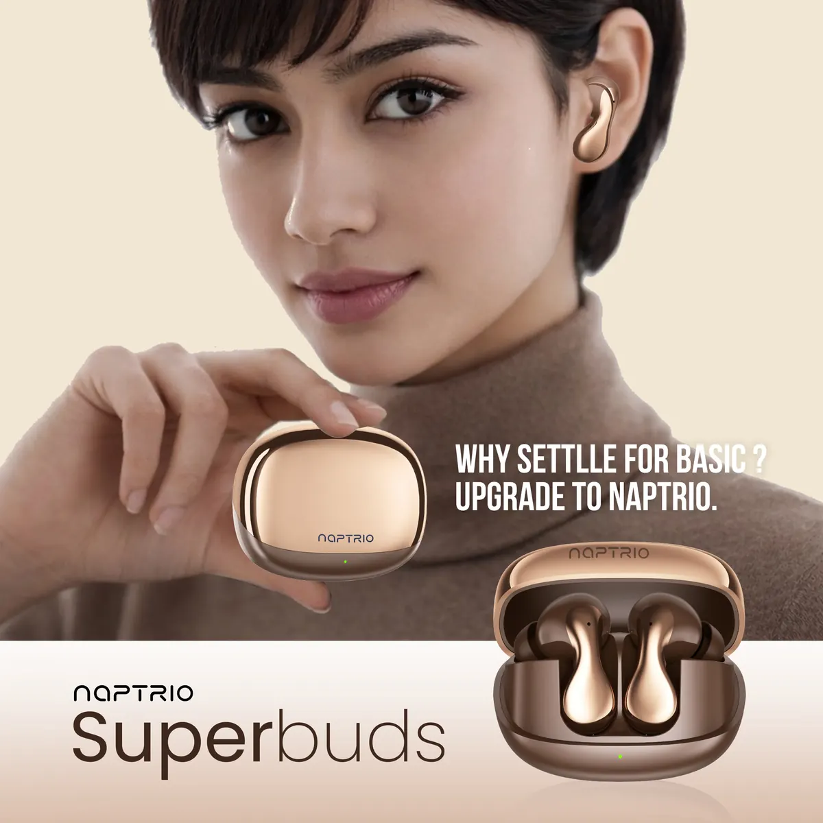 Superbuds Golden Brown poster