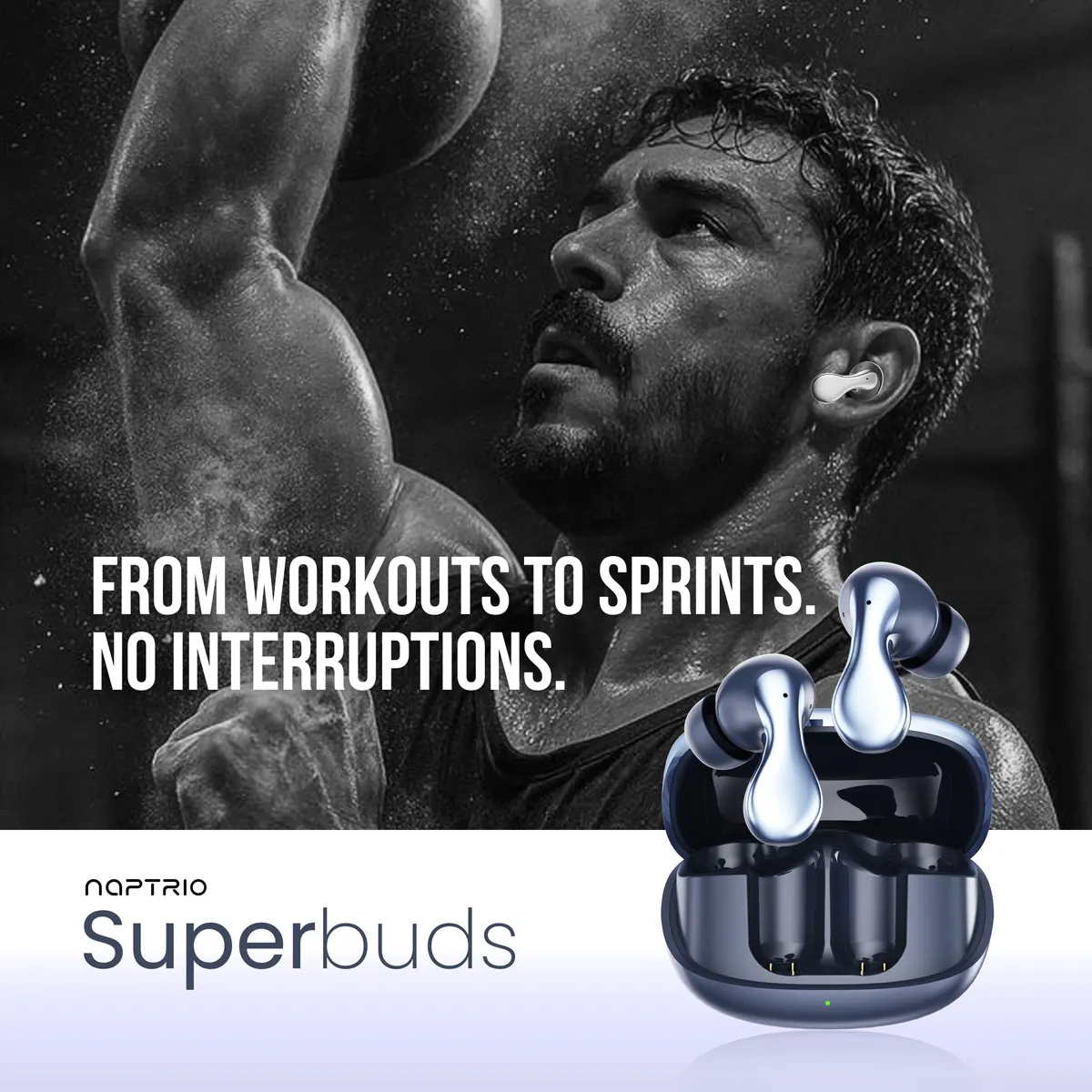 Superbuds Silver Grey poster
