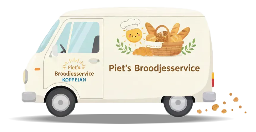 Broodjes bezorgbusje