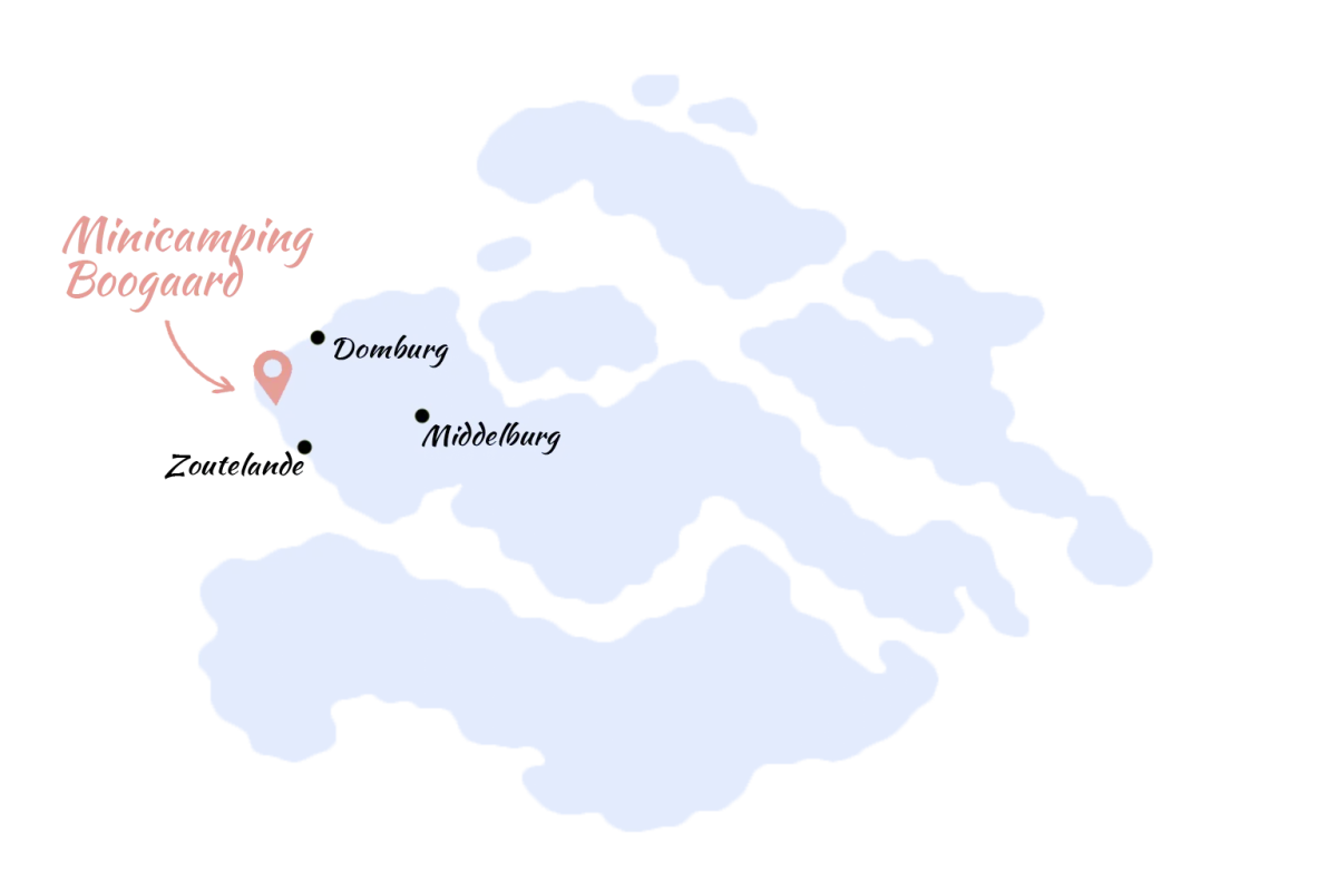 Minicamping Boogaard dicht aan de kust