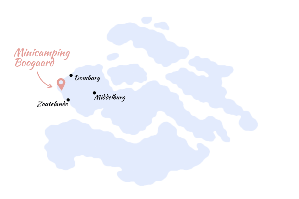 Minicamping Boogaard dicht aan de kust