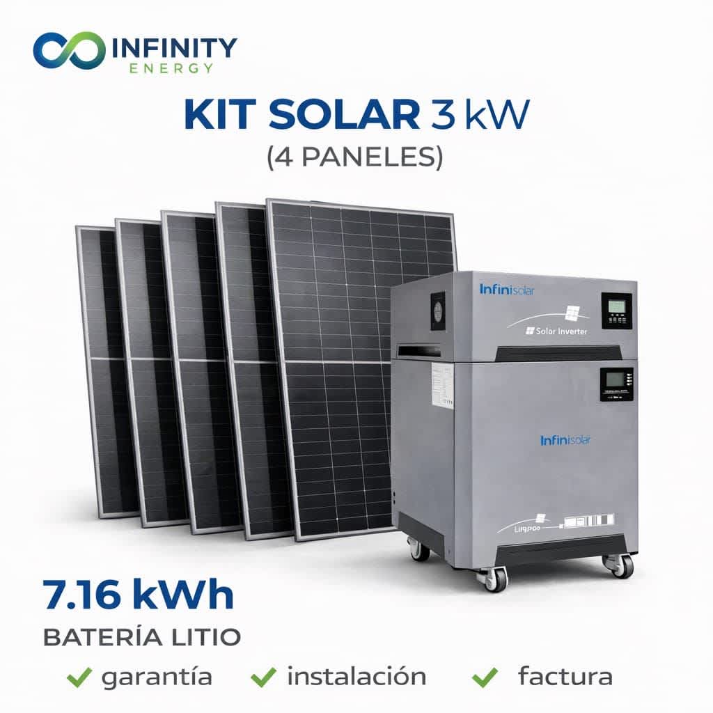 Sistemas Solares Completos (Paneles, Inversores, Baterías litio)