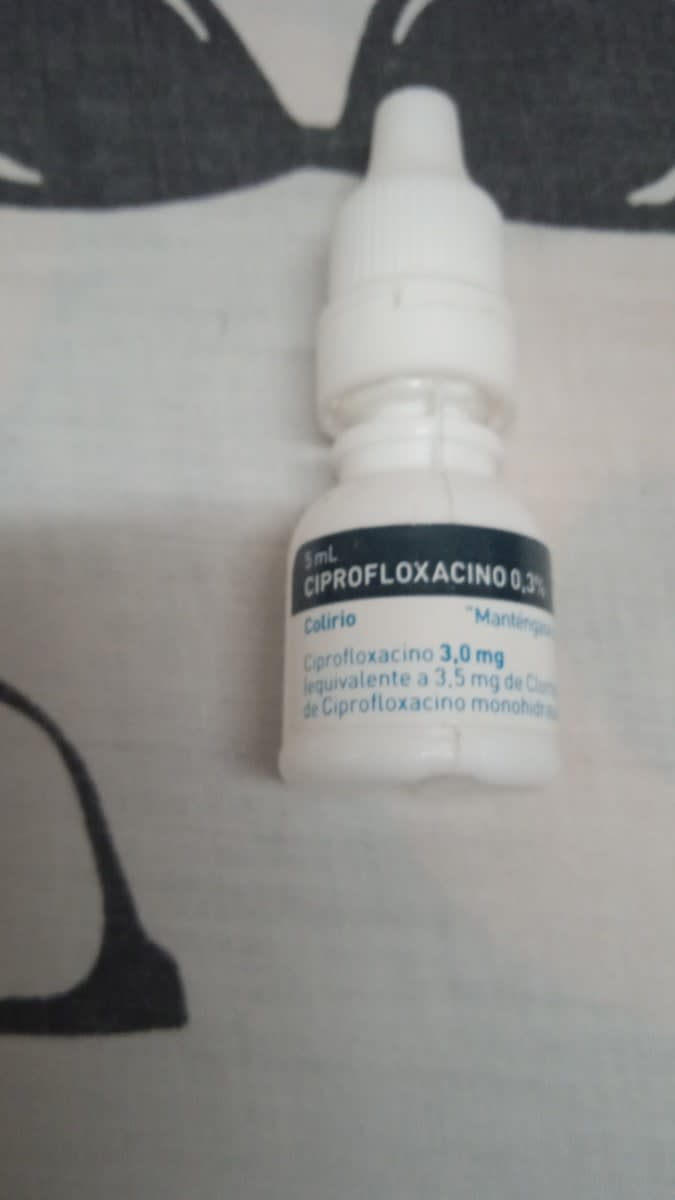 Ciprofloxacino colirios 