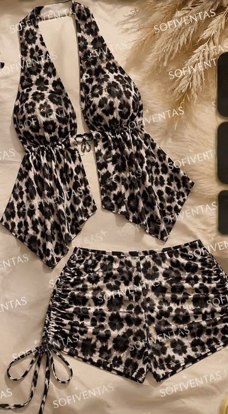 Juegos de short estampado