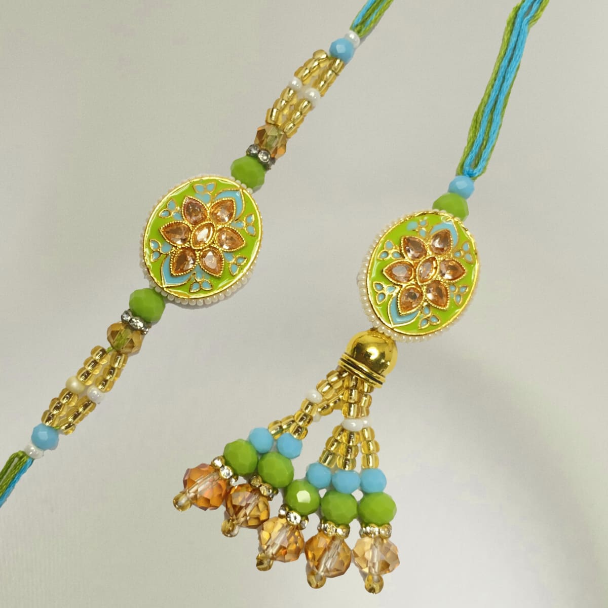 Bhaiya-Bhabhi Rakhi in Kundan G