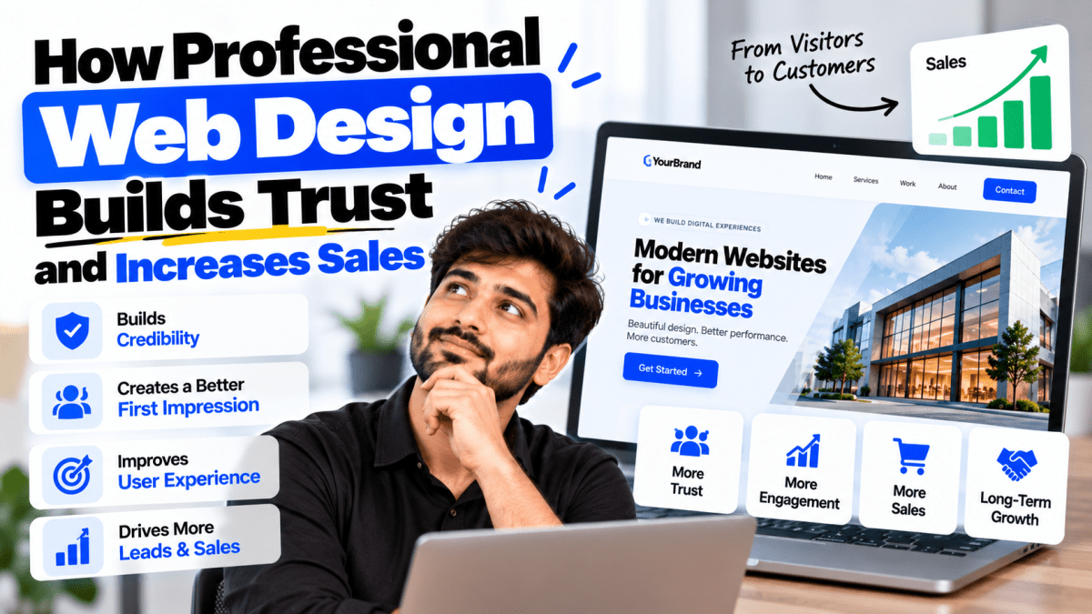 How Professional Web Design Builds Trust and Increases Sales