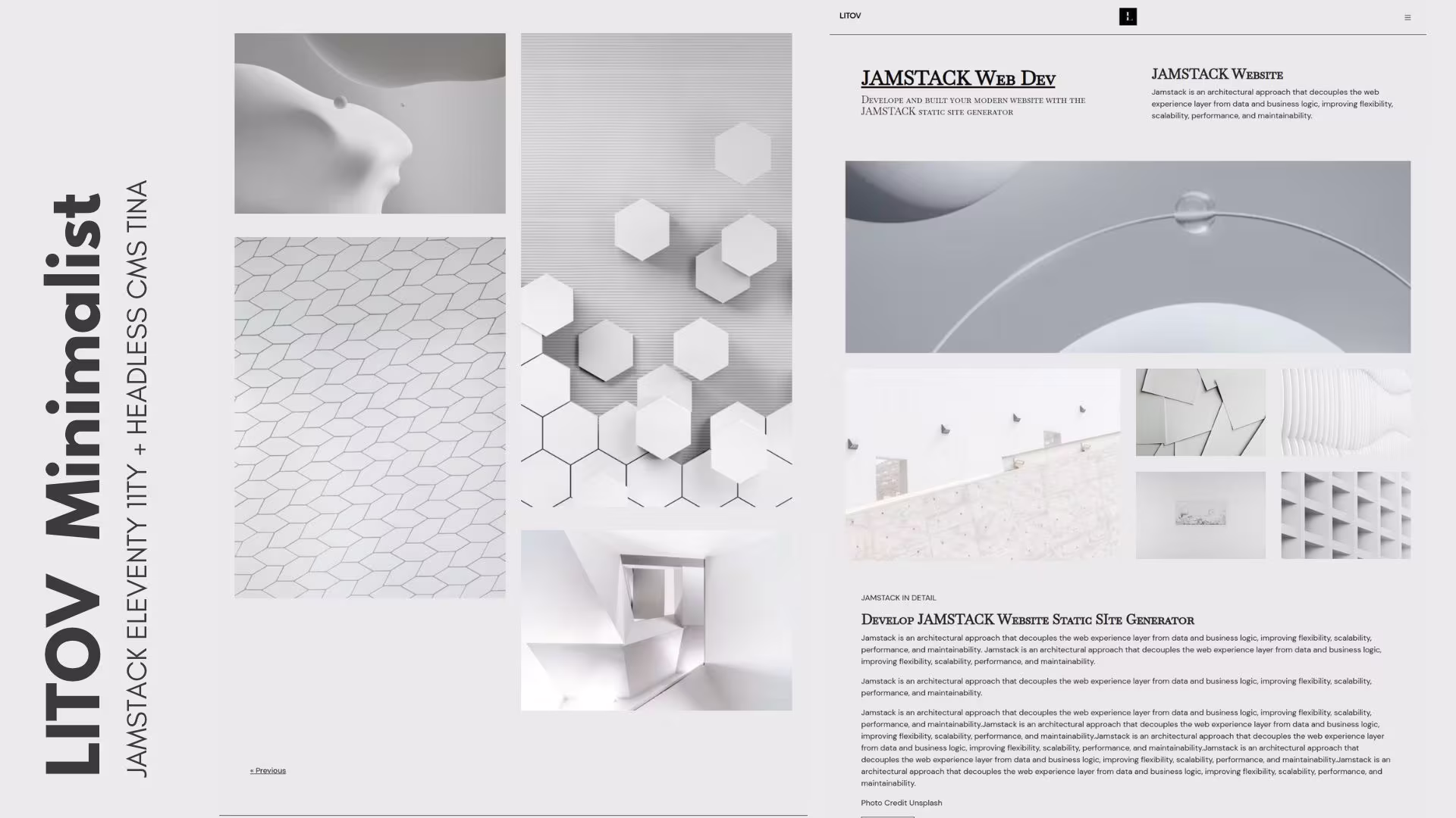 Minimalist Jamstack Themes