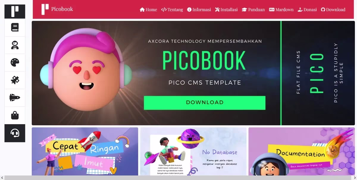 Markdown PHP Website CMS