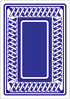 blue design card back