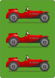 cars design card back