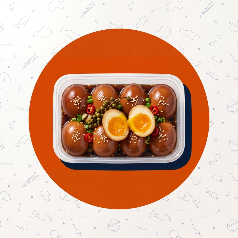 TRỨNG NGÂM TƯƠNG HỘP 8 TRỨNG