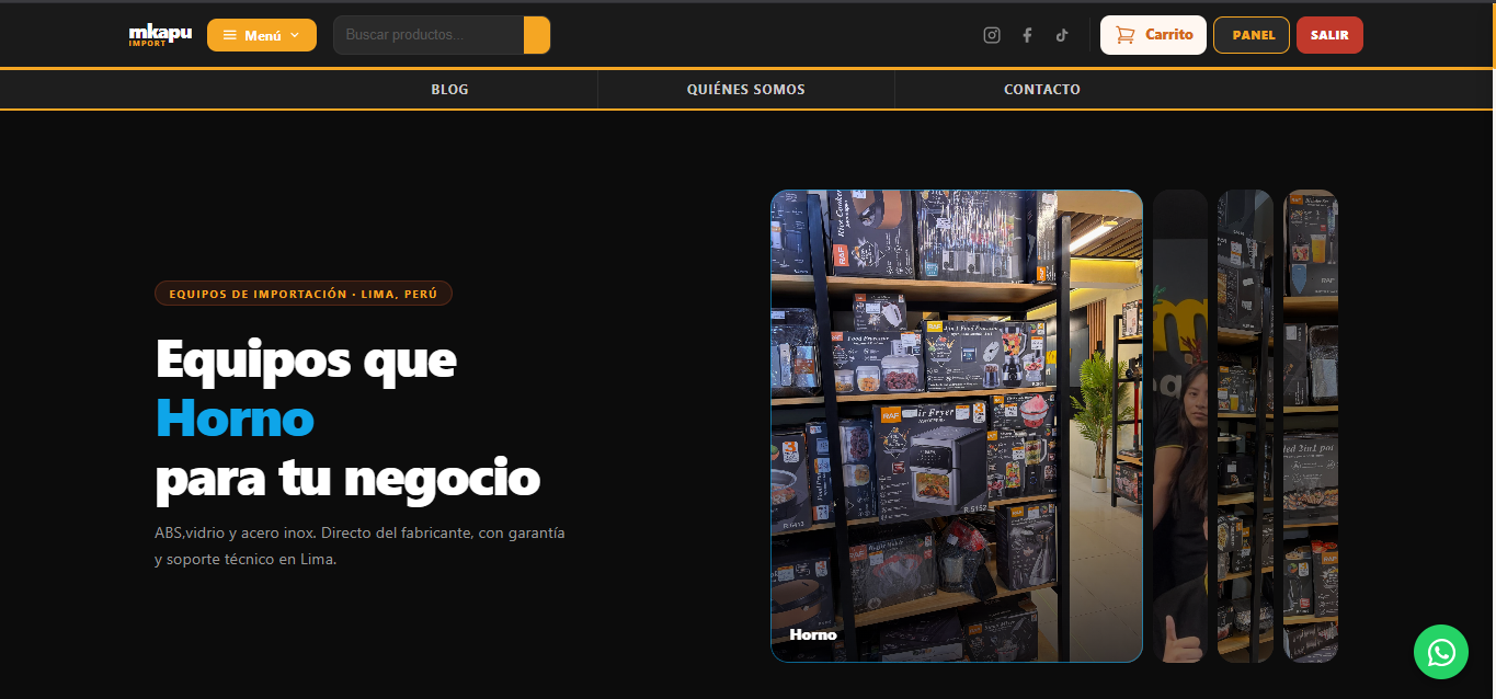 MKapu Import — E-commerce