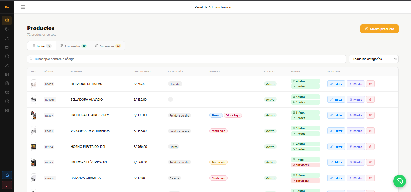 MKapu Import — E-commerce