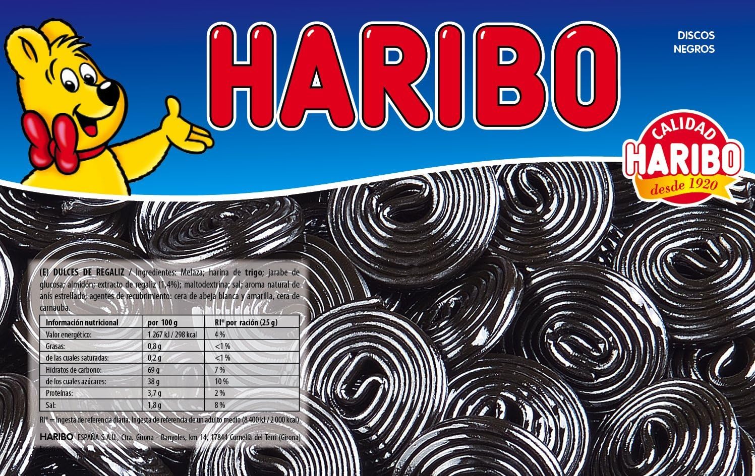 Haribo Rotella Noir Kg
