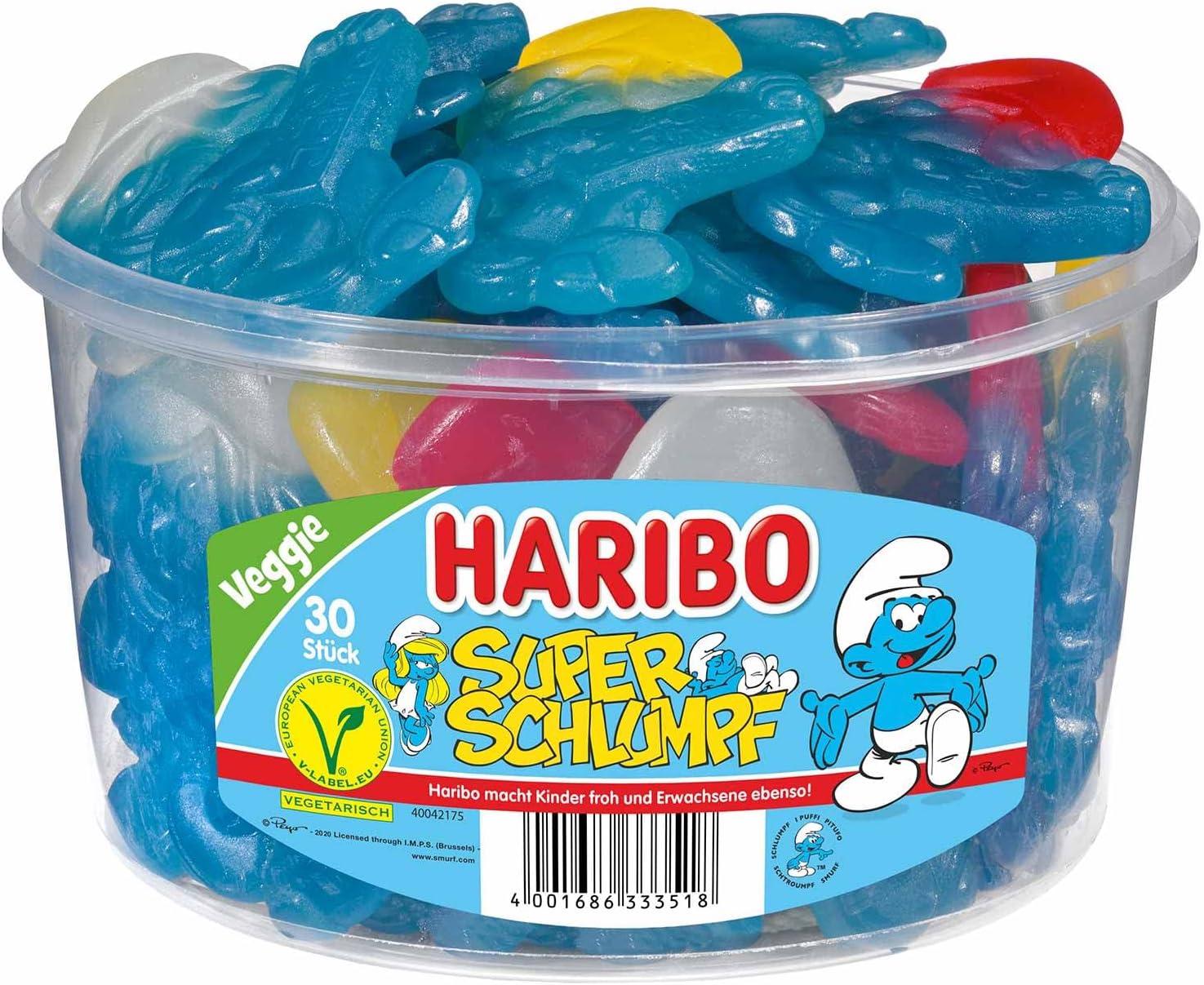 Haribo Super Schtroumpf Pieces