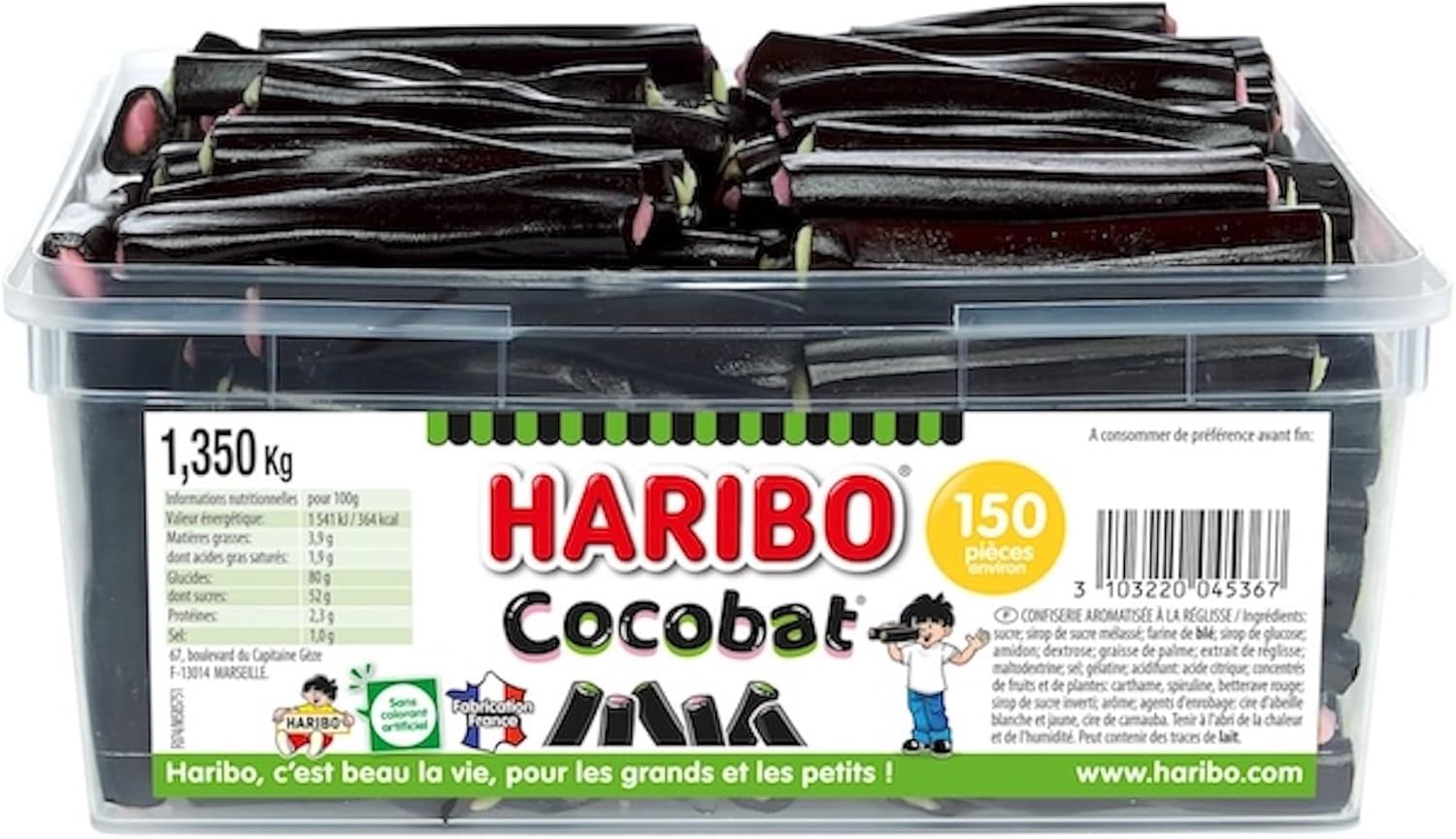 Haribo Cocobat Bonbons Reglisse