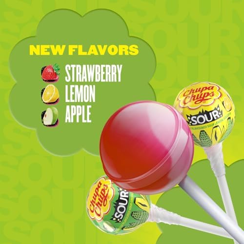 Vue 4 de Chupa Chups Sucettes Aigres