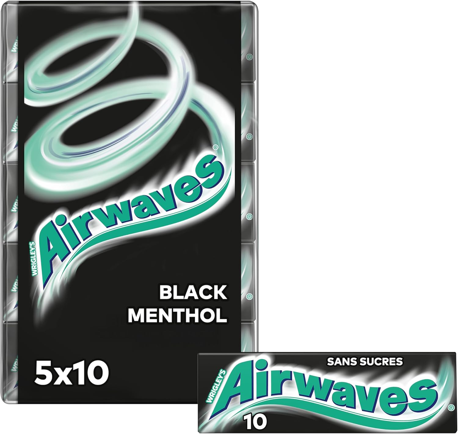 Airwaves Chewinggum Black Menthol