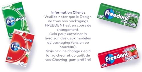 Vue 4 de Freedent Chewing Gum Sans