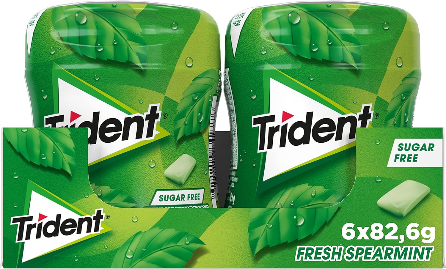 Trident Fresh Spearmint Chewinggum