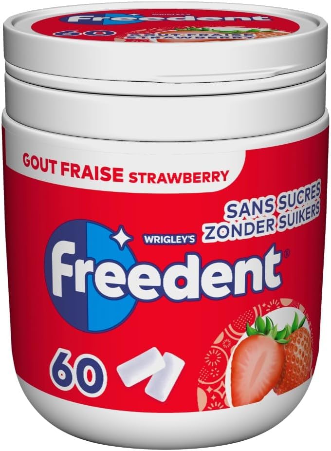 Freedent Chewinggum Gout Fraise