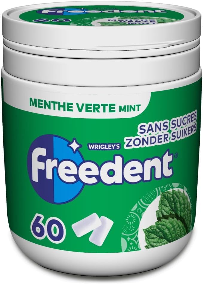 Freedent Chewinggum Menthe Verte