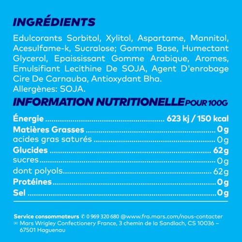 Vue 2 de Freedent Chewinggum Menthe Verte