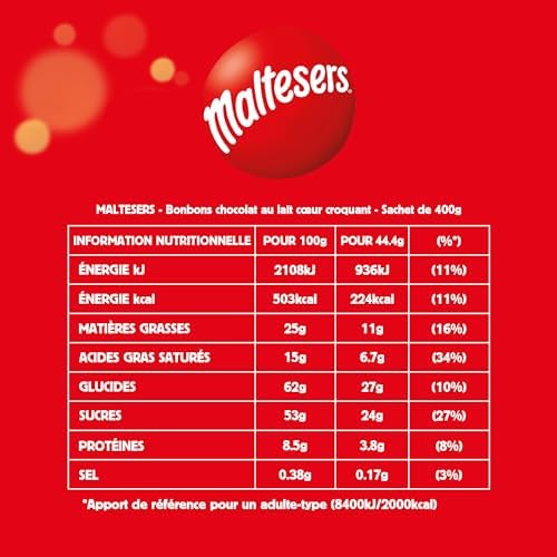 Vue 2 de Maltesers Bonbons Chocolat Au