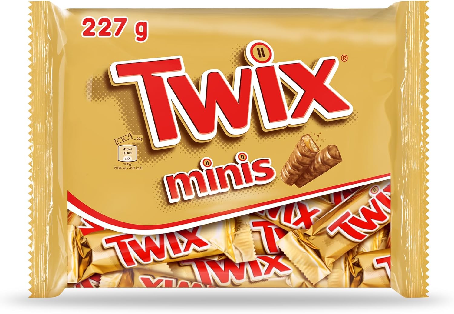 Twix Minis Barres Chocolat