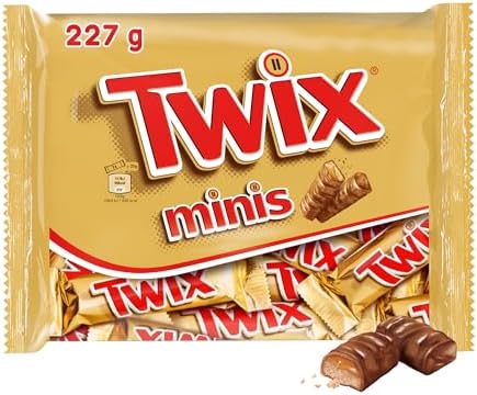 Vue 3 de Twix Minis Barres Chocolat