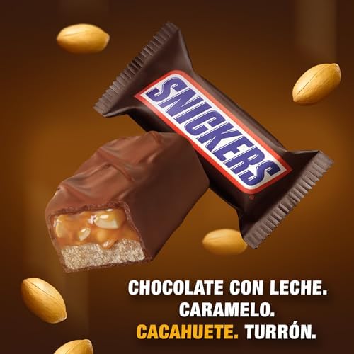 Vue 6 de Snickers Minis Barres Chocolat