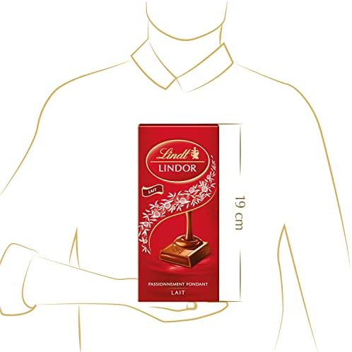Vue 4 de Lindt Tablette Lindor Chocolat