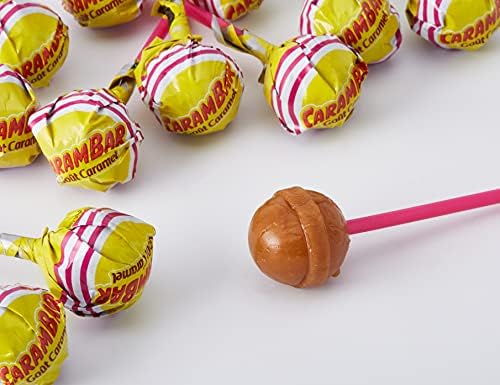 Vue 3 de Carambar Bonbon Sucettes Caramel