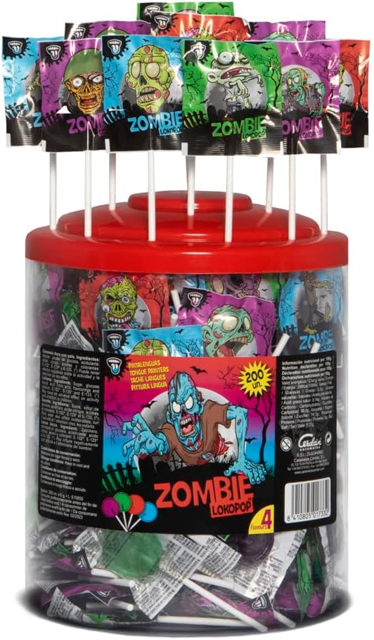 Caramelos Cerdan Sucettes Zombie