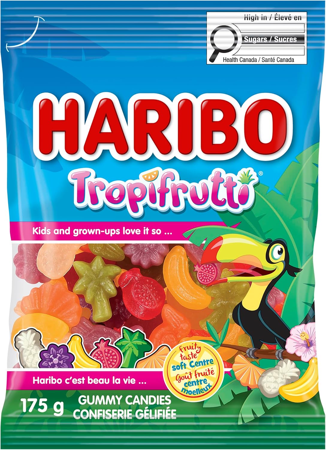Haribo Bonbontropifruttidrageesbonbons Gramme Total