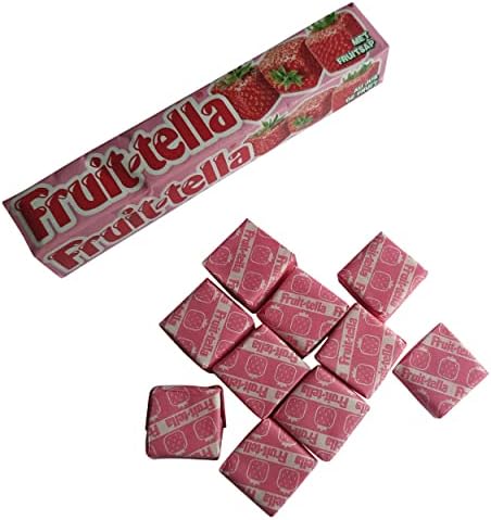 Vue 3 de Bonbon Fruittella Fraise Fruitella