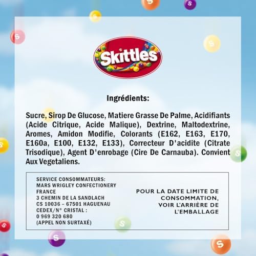 Vue 7 de Skittles Bonbons Au Gout