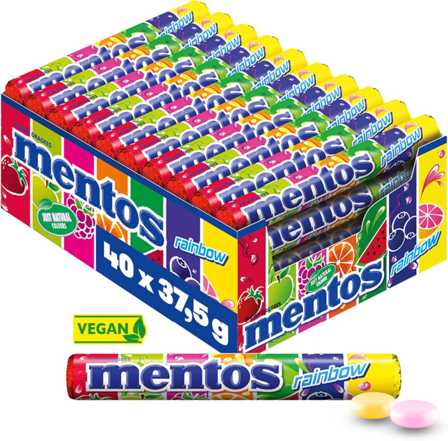 Mentos Boite De Rouleaux