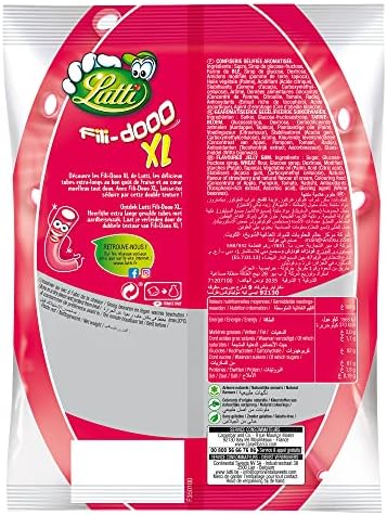 Vue 2 de Lutti Filidooo Fraise Xl
