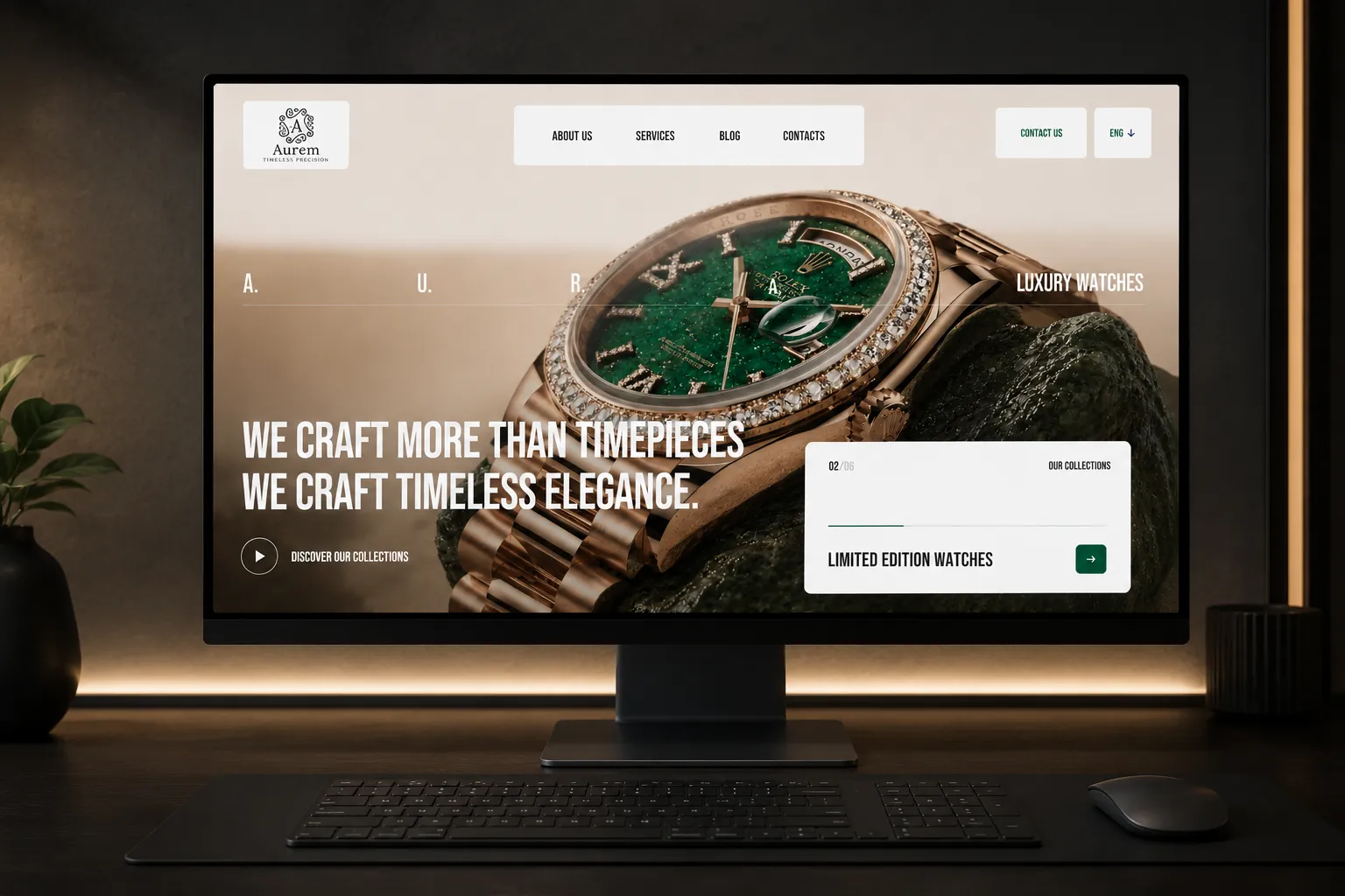 Aurem Luxury Watches Website