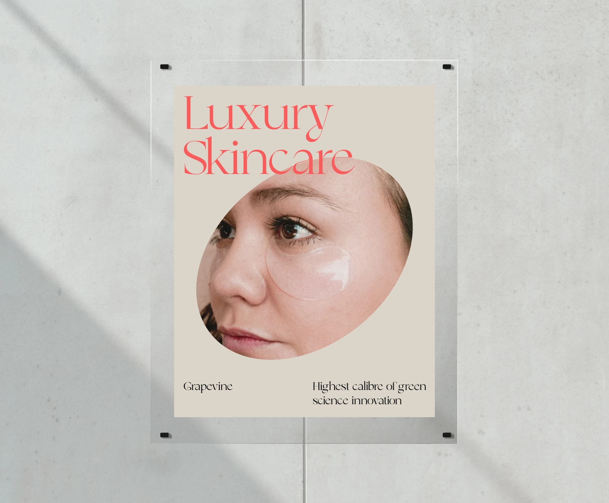 banner image of the grapevine skincare project