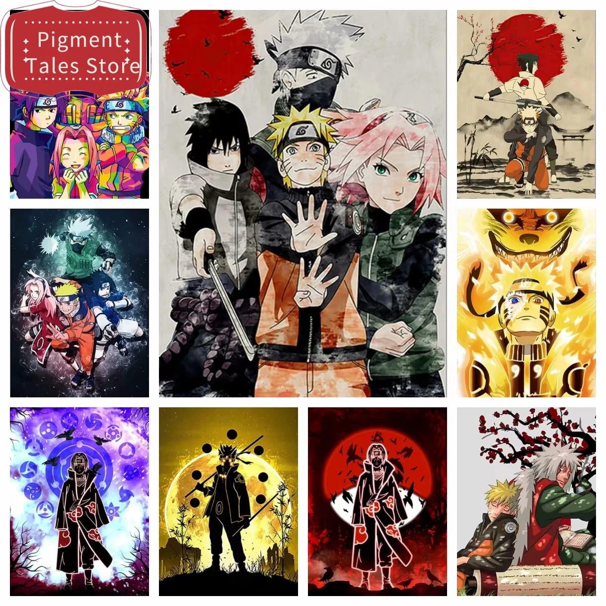 Peinture au numéro — Naruto