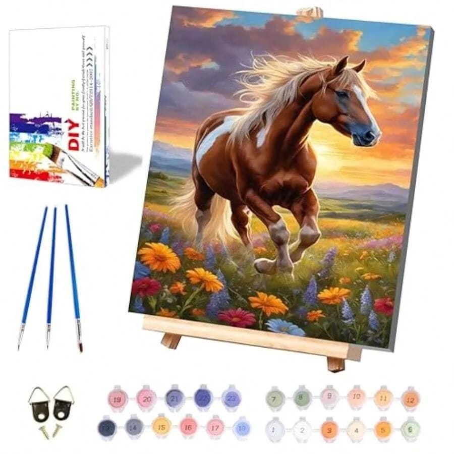 Peinture au numéro — Cheval 33