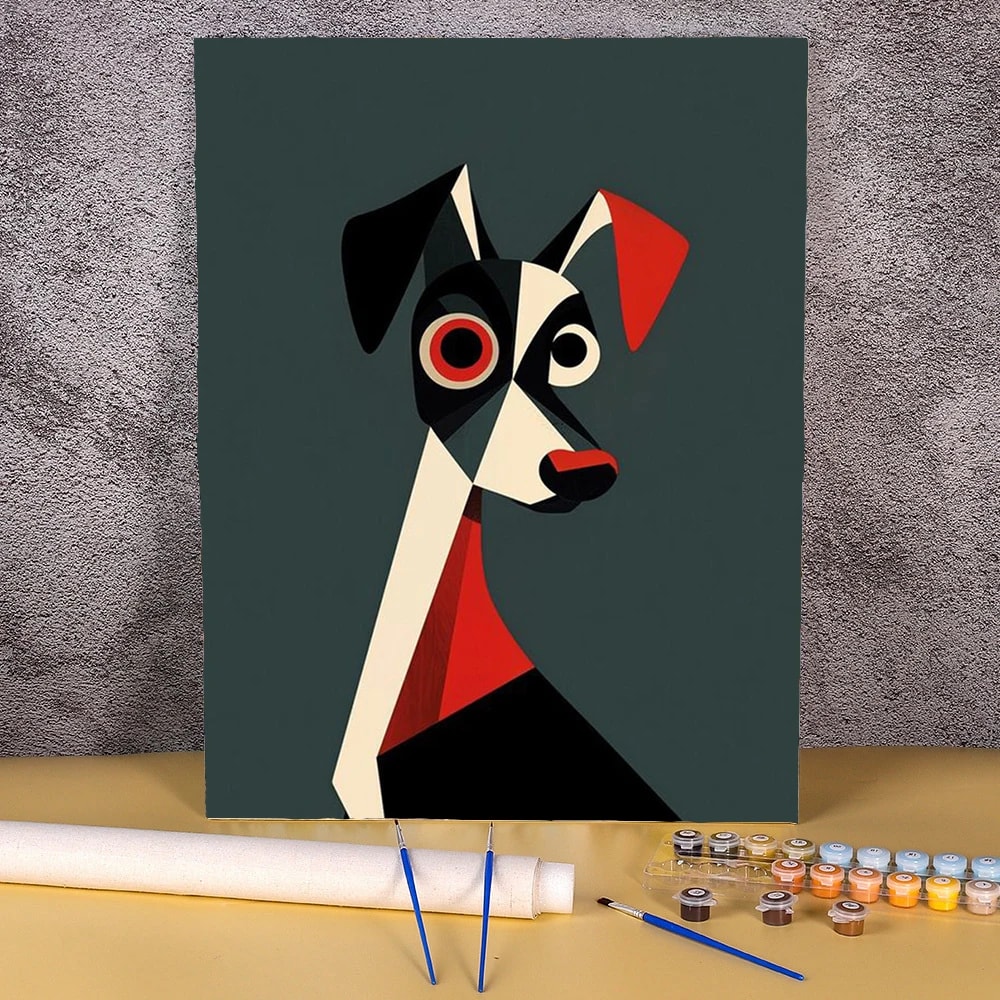 Peinture au numéro — Chien 3
