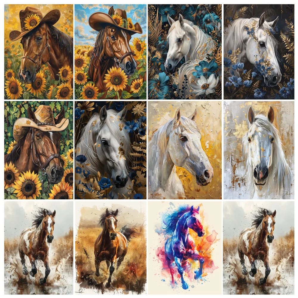 Peinture au numéro — Fleurs 11