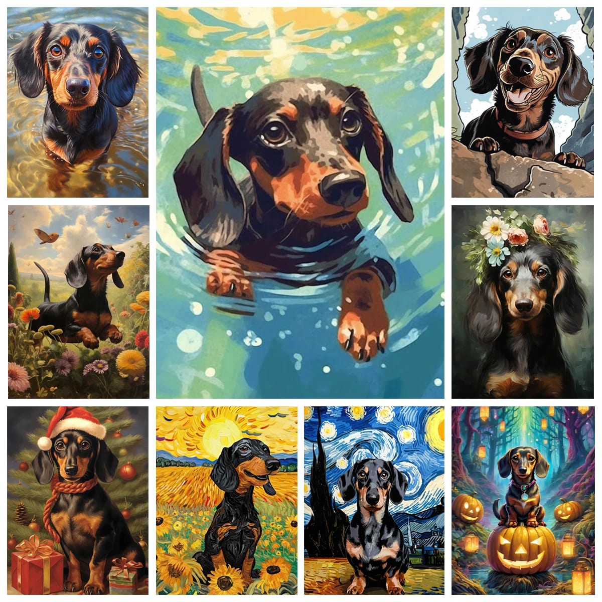 Peinture au numéro — Animaux 13