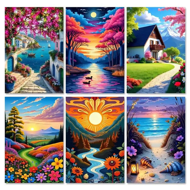 Peinture au numéro — Paysage 26